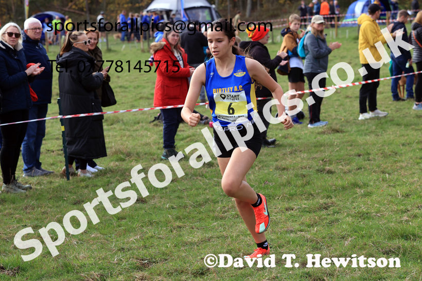 Girls Under-15s 2025 Start Fitness NEHL, Druridge Bay, Northumberland. Photo: David T. Hewitson/Sports for All Pics